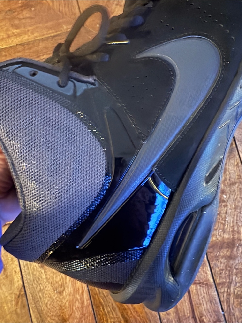 LIKE NEW! NIKE MEN’S Air Visi Pro VI “BLACK” 749168003, 13 - Picture 9 of 11